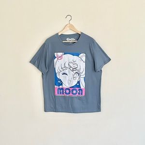 NEW Sailor Moon Graphic Gray T Shirt Adult size XL